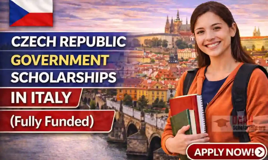 Czech Republic Government Scholarships 2026 | Fully Funded Study in Europe