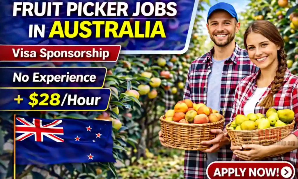 Fruit Picker Jobs in Australia Visa Sponsorship 2026 | No Experience + $28/Hour