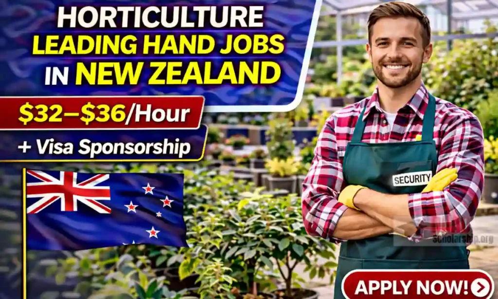 Horticulture Leading Hand Jobs in New Zealand | $32–$36/Hour + Visa Sponsorship