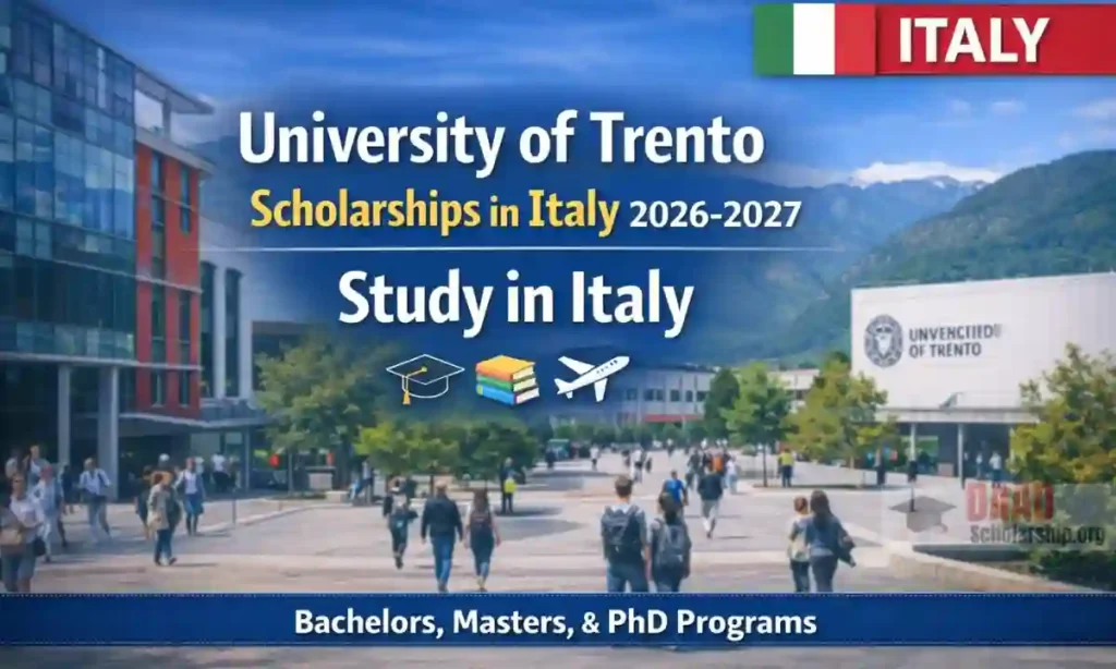 University of Trento Scholarships 2026-2027 in Italy