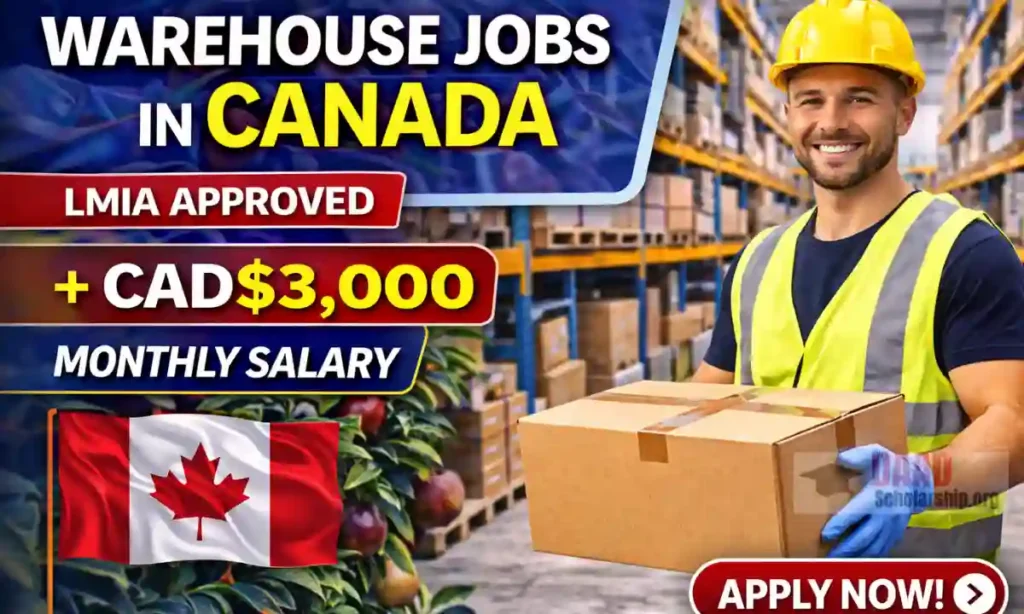 Warehouse Jobs in Canada | LMIA Approved + CAD $3,000 Monthly Salary