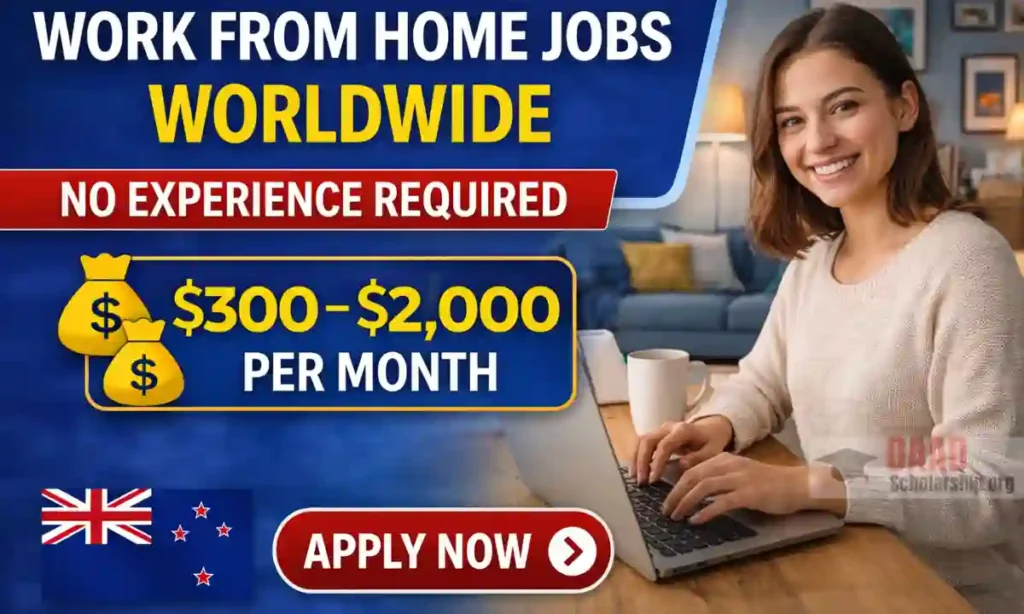 Work From Home Jobs Worldwide | No Experience Required - Salary $300 – $2,000 Monthly