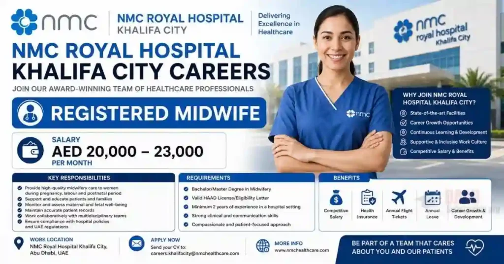 NMC Royal Hospital Careers Abu Dhabi 2026 | Latest NMC Healthcare Jobs UAE