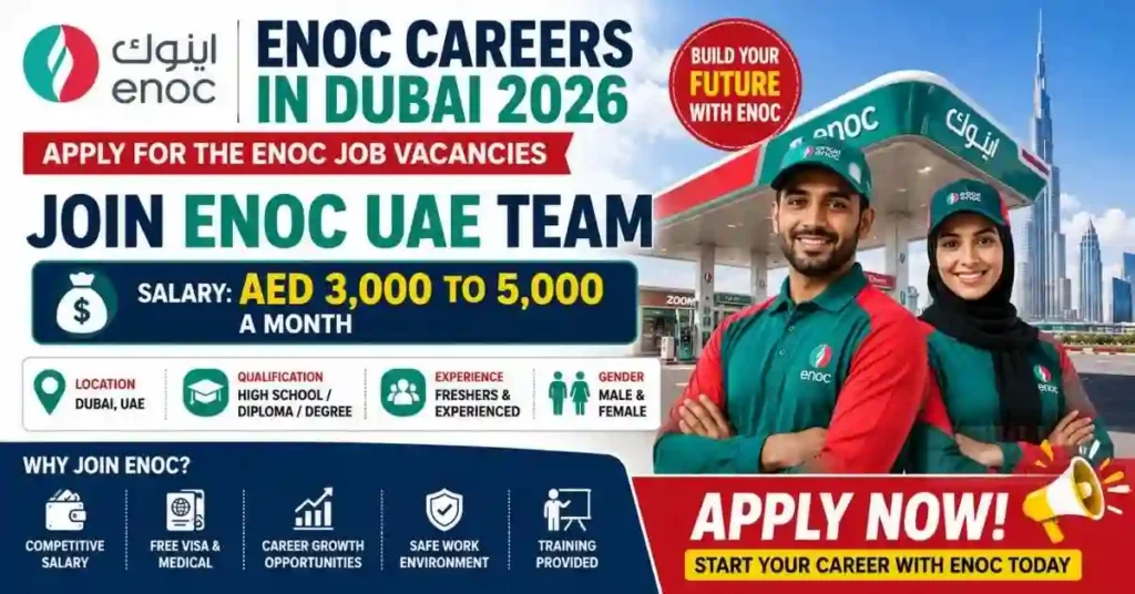 ENOC Careers Dubai 2026 | Apply for Emirates National Oil Company Job Vacancies