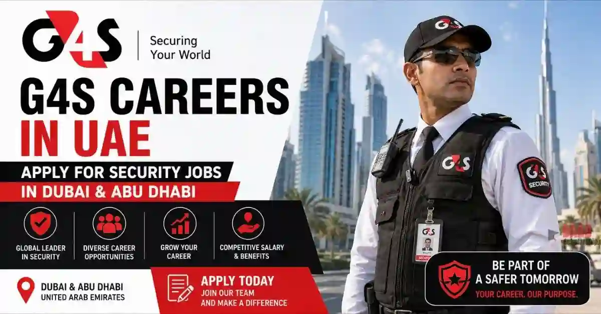 G4S Careers 2026 in UAE – Apply for Security Jobs in Dubai & Abu Dhabi